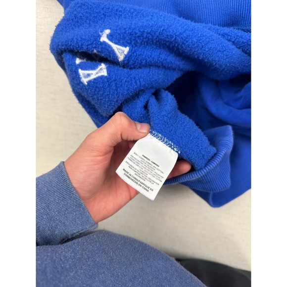 Vintage Nike Kentucky Wildcats Hoodie Royal Blue White Men's L Center Swoosh - Picture 10 of 10